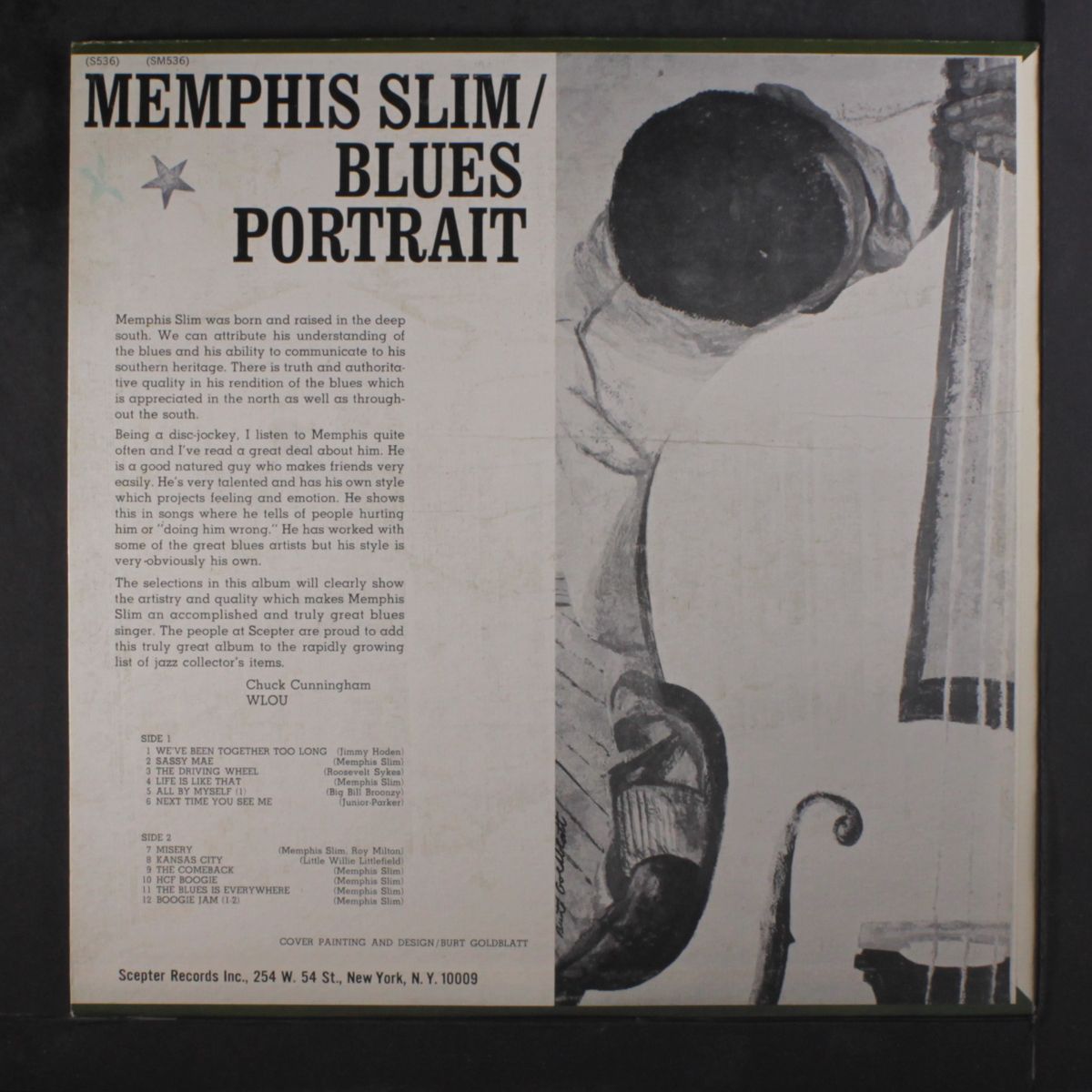 blues portrait by MEMPHIS SLIM