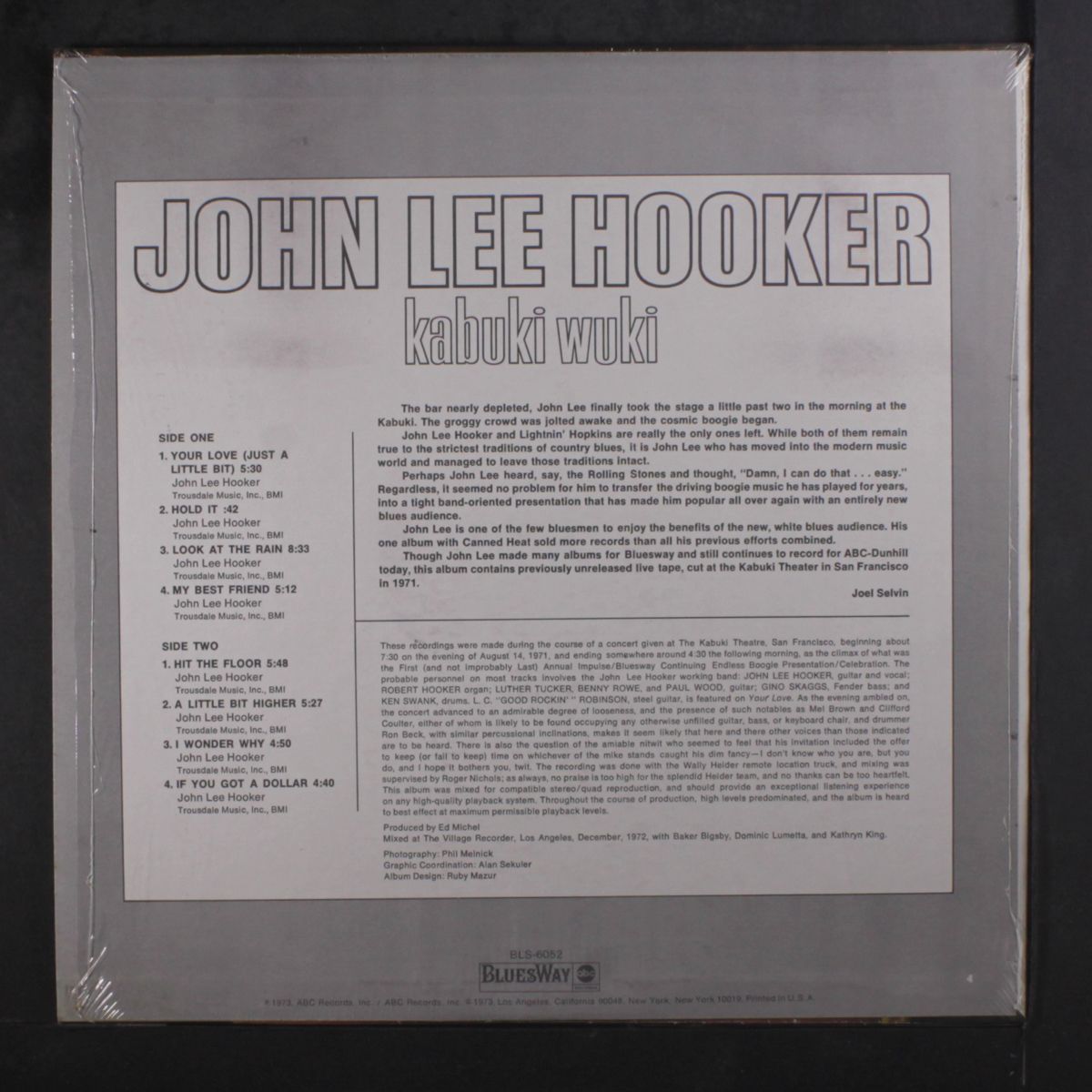 kabuki wuki by JOHN LEE HOOKER
