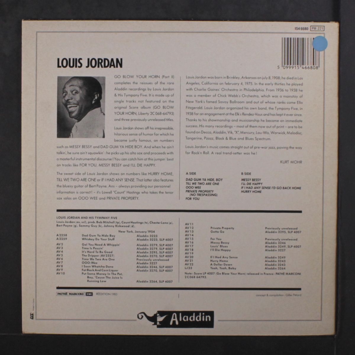 go blow your horn, part 2 by LOUIS JORDAN