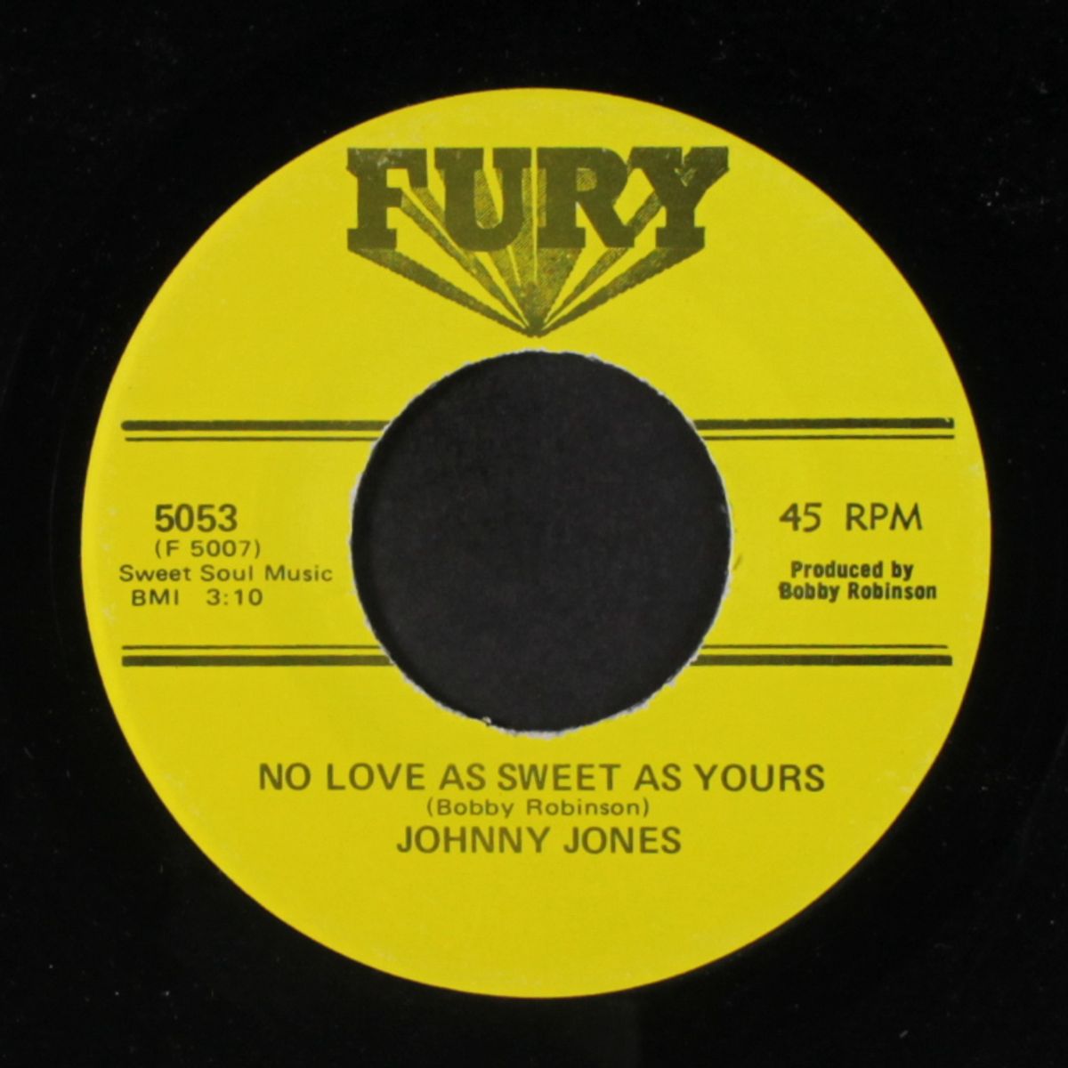 no love as sweet as yours / stand by be by JOHNNY JONES