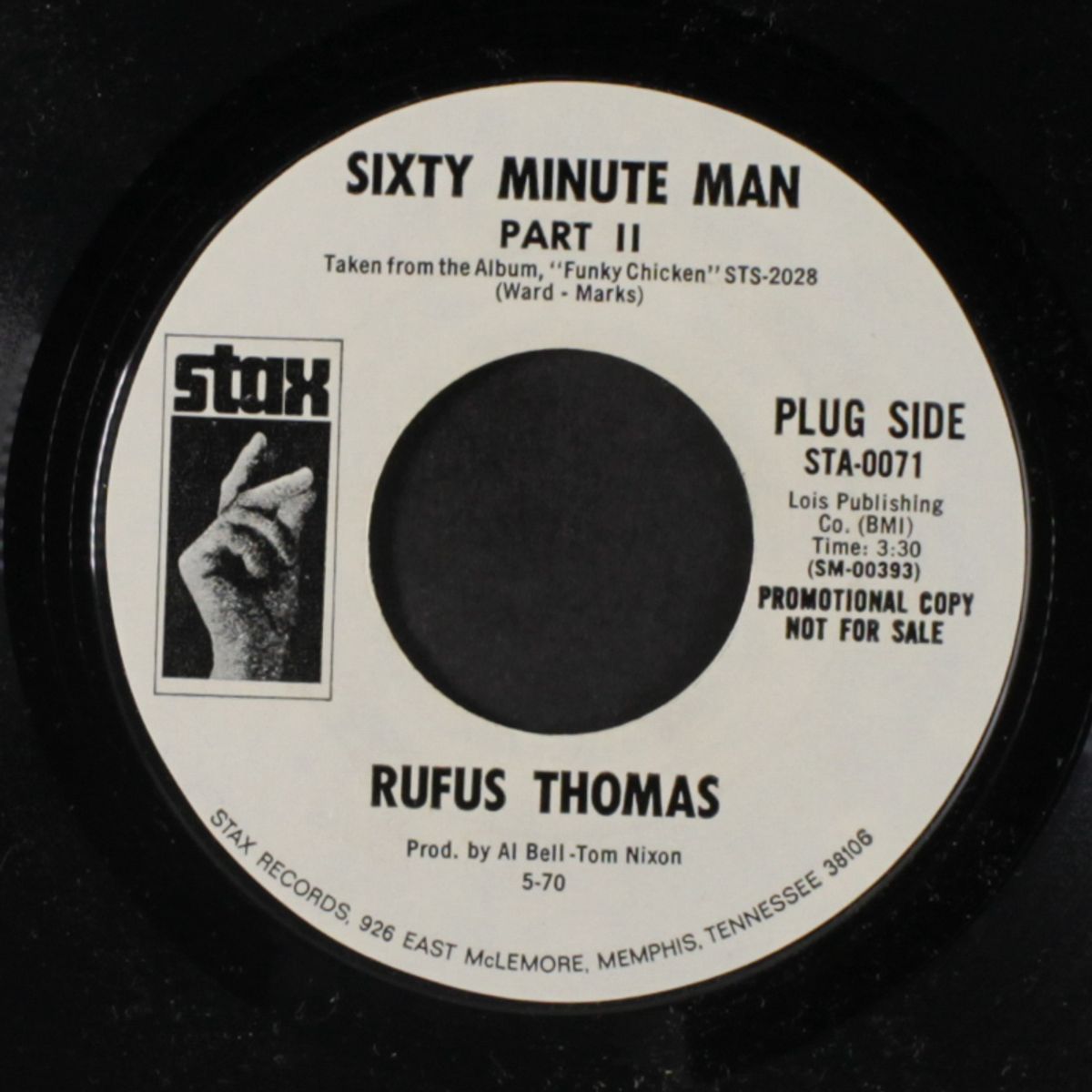 sixty minute man, part 2 / same by RUFUS THOMAS