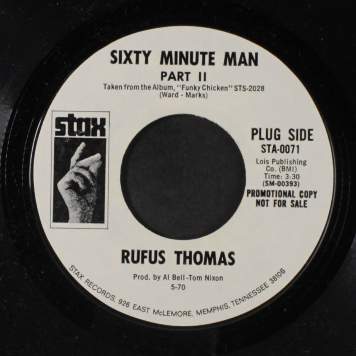 sixty minute man, part 2 / same by RUFUS THOMAS