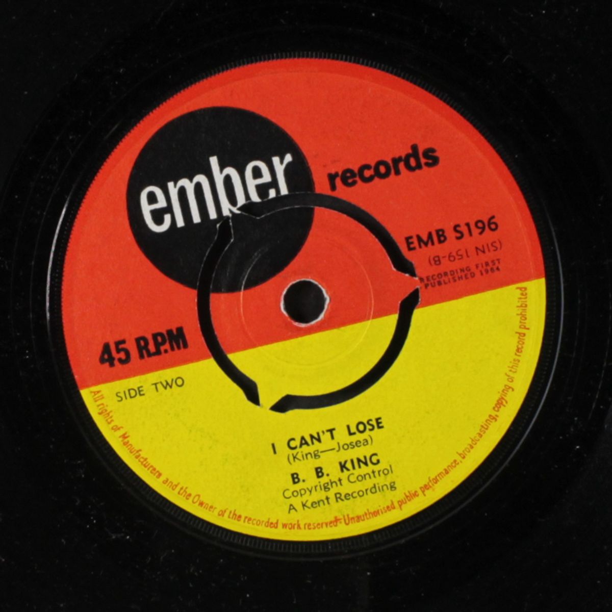 rock me baby / i can't lose by B.B. KING