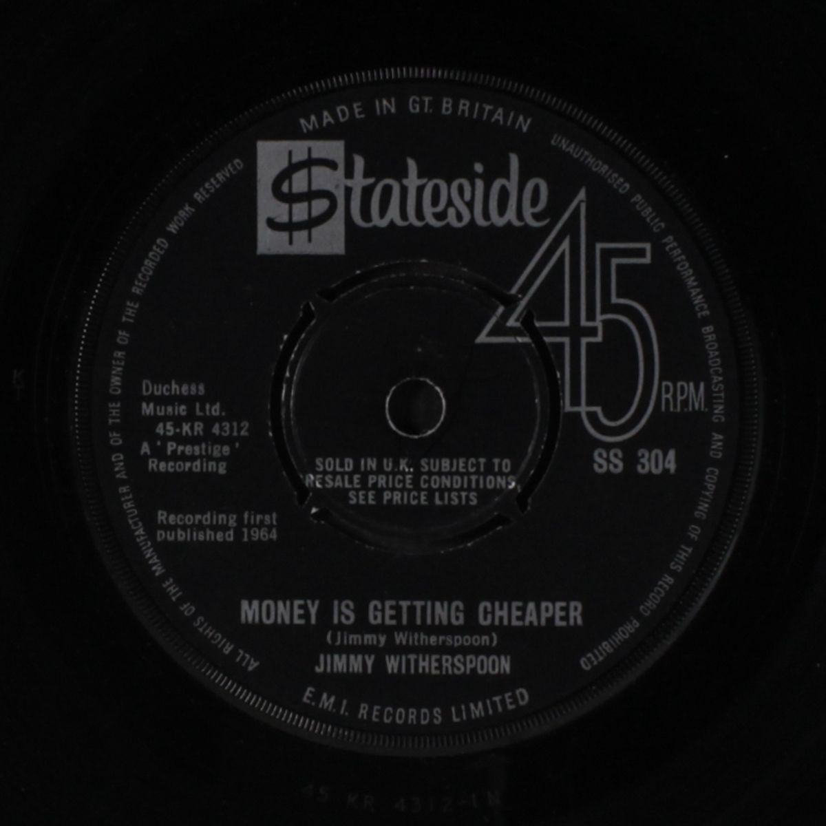 money is getting cheaper by JIMMY WITHERSPOON