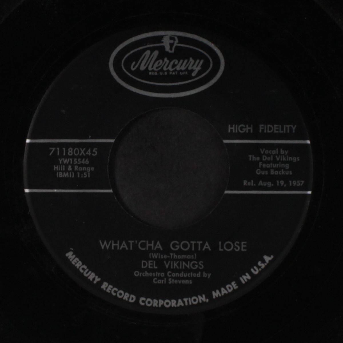come along with me / what'cha gotta lose by DEL VIKINGS