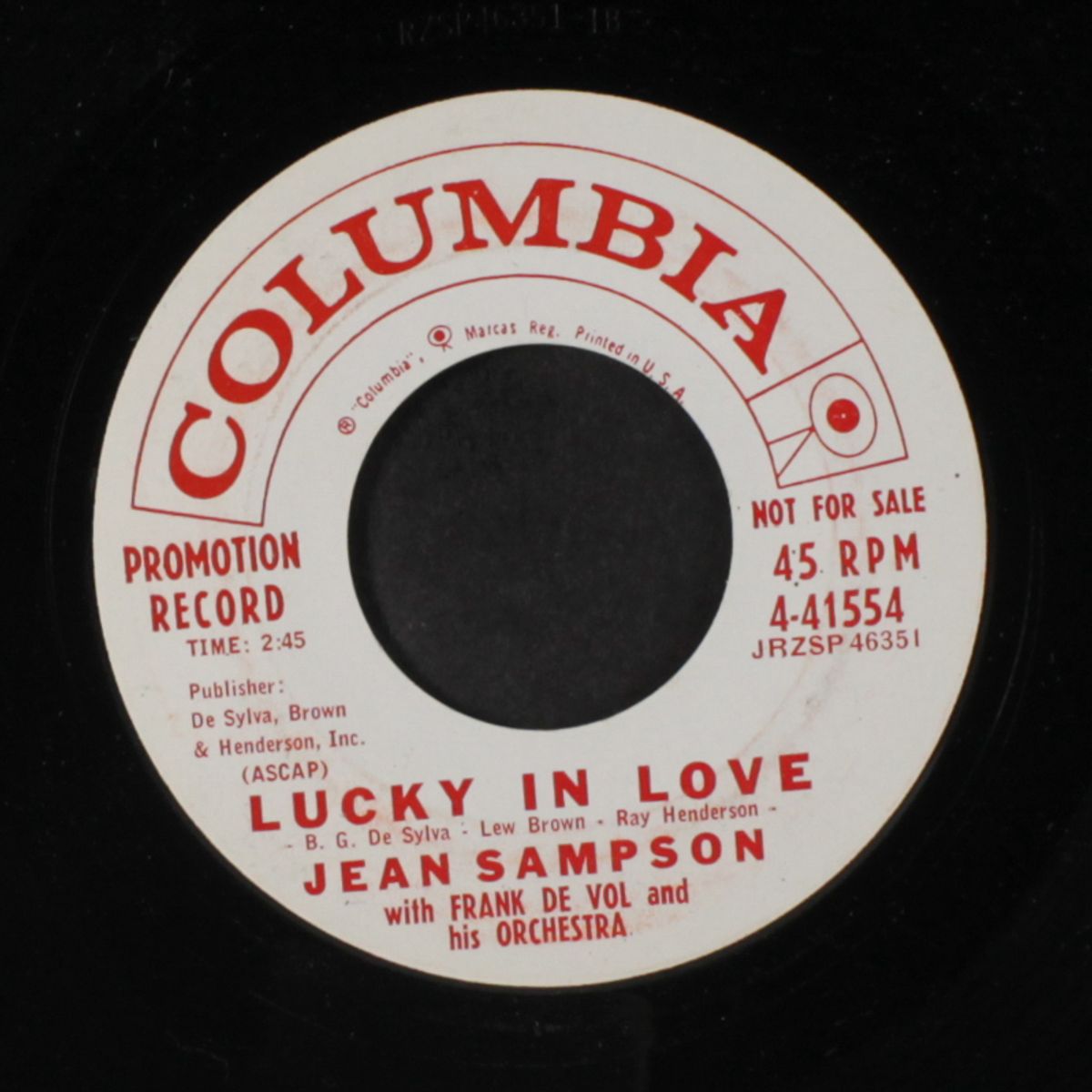 lucky in love / act like a lover by JEAN SAMPSON