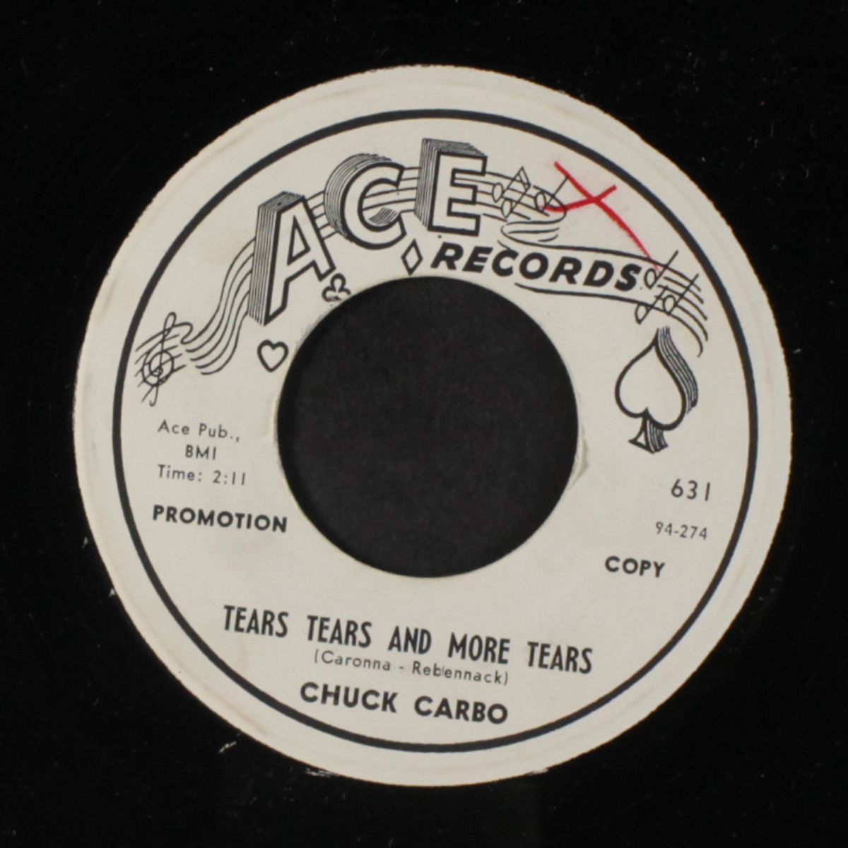 tears tears and more tears / i shouldn't but i do by CHUCK CARBO