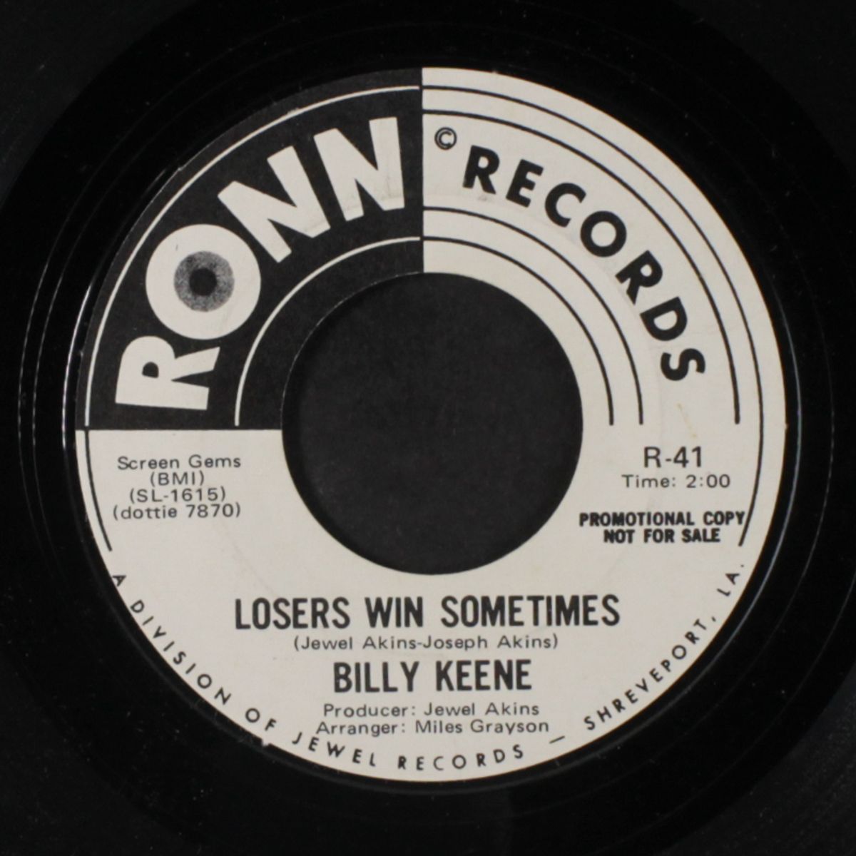 losers win sometimes / somebody please by BILLY KEENE