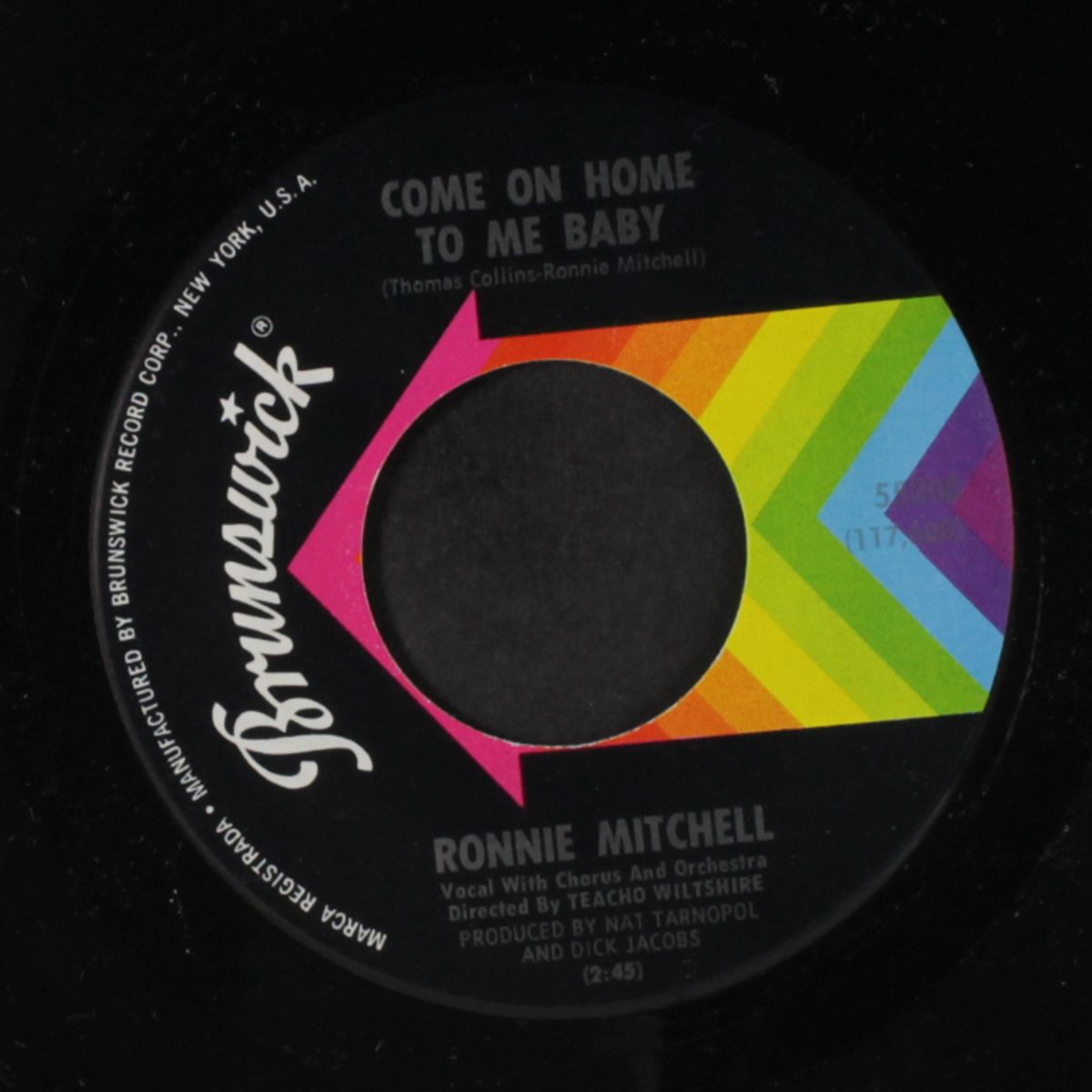 come on home to me baby / darling you don't send me no more by RONNIE MITCHELL
