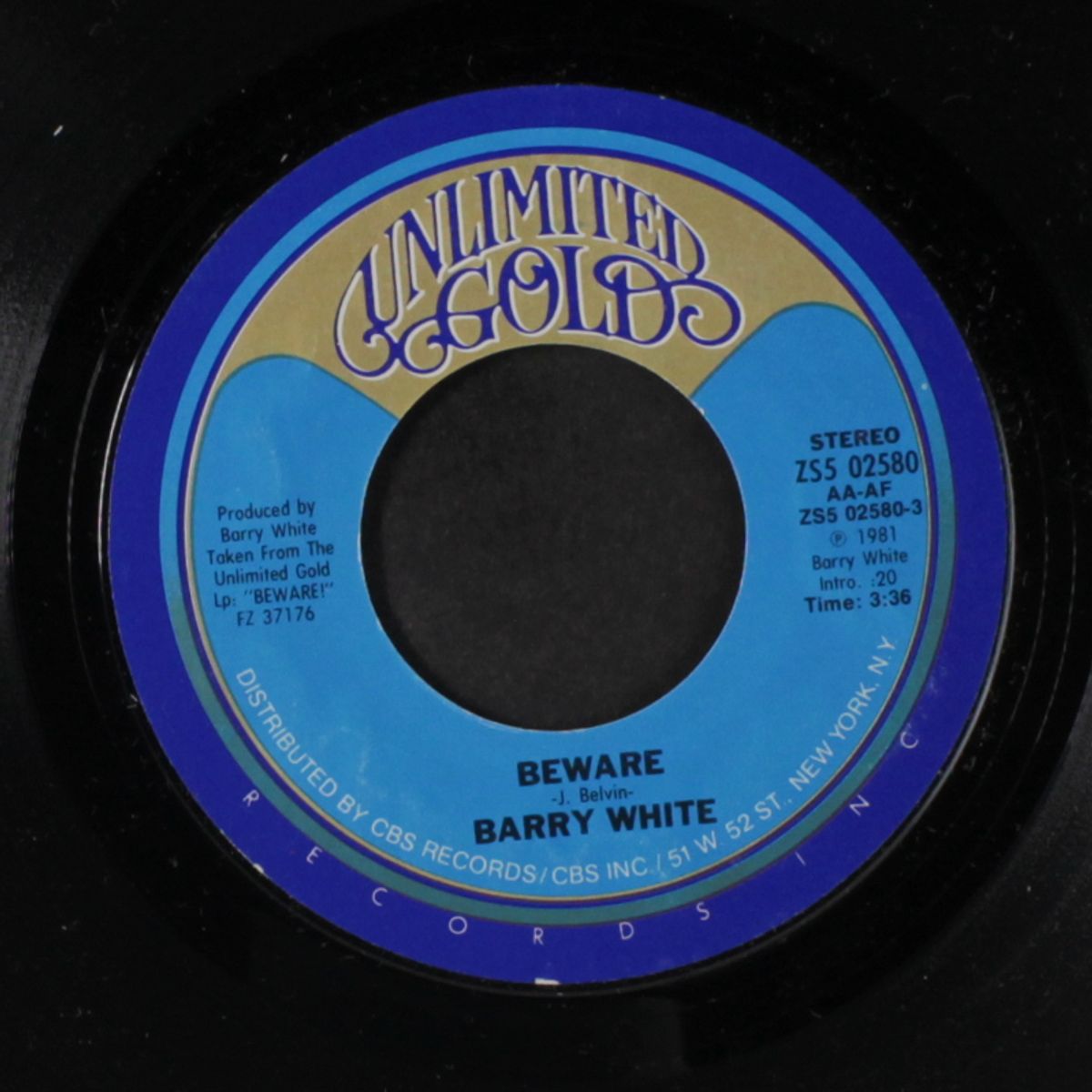 beware / tell me who do you love by BARRY WHITE