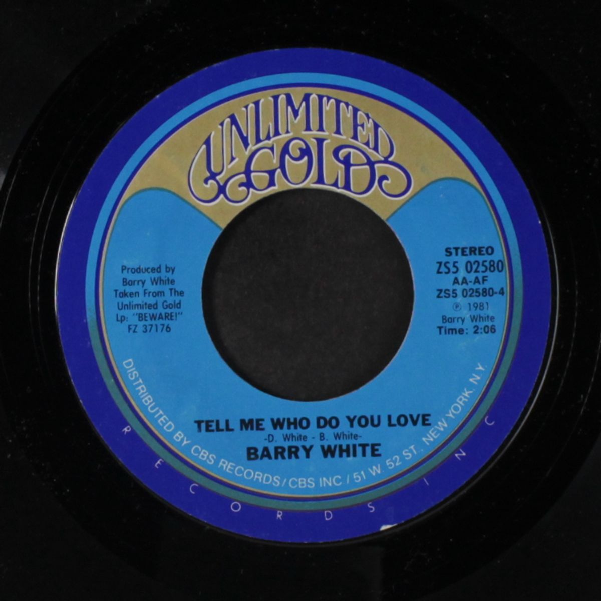 beware / tell me who do you love by BARRY WHITE