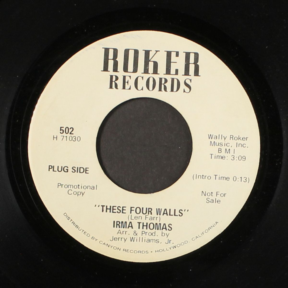 woman's viewpoint / these four walls by IRMA THOMAS