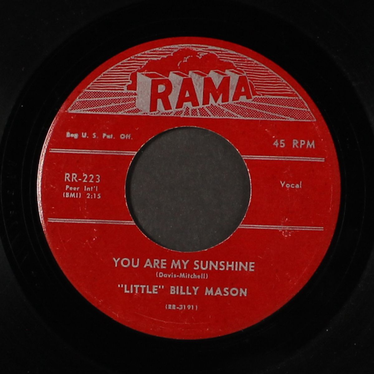 you are my sunshine / thinking of you by LITTLE BILLY MASON