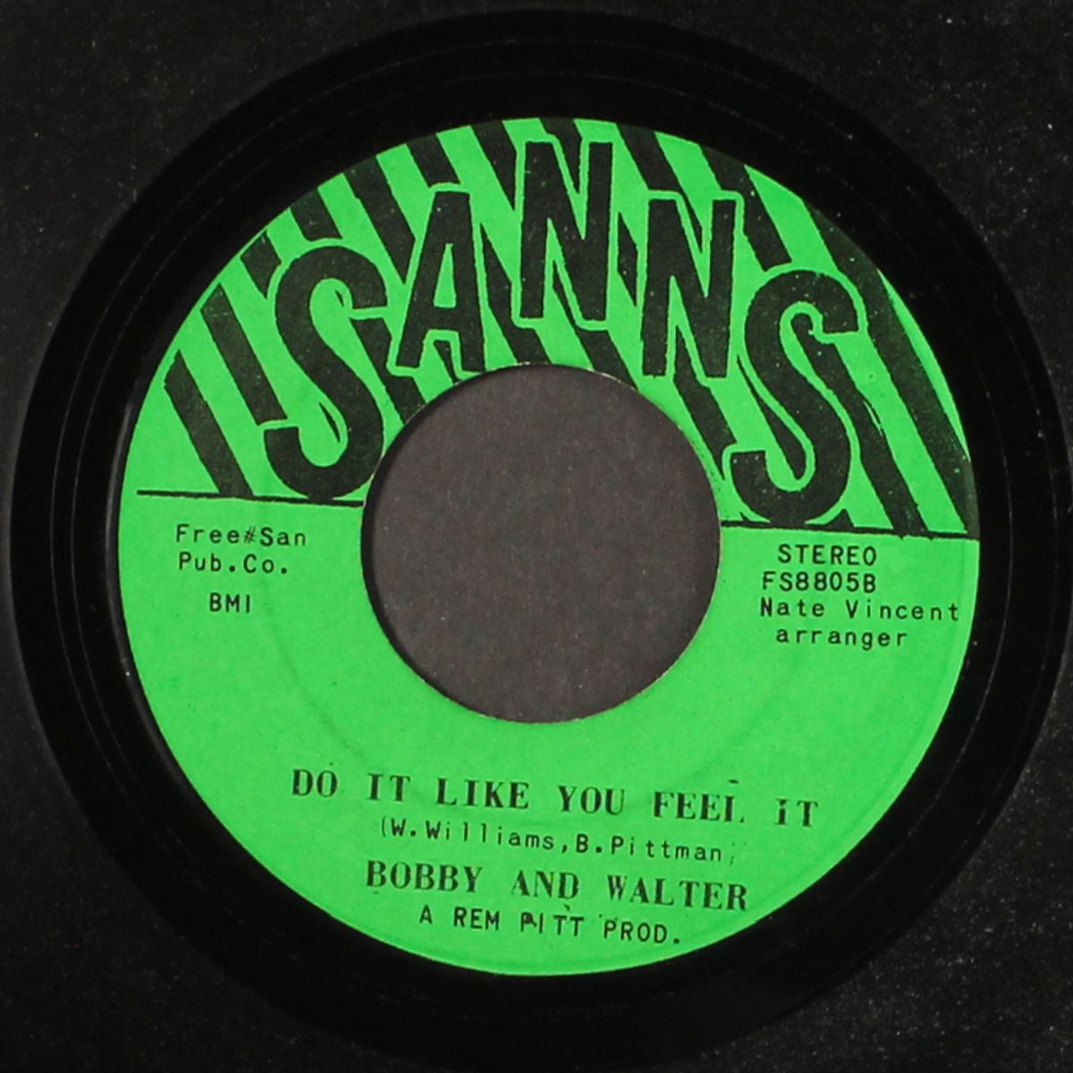 do it like you feel it / one, two, three by BOBBY & WALTER
