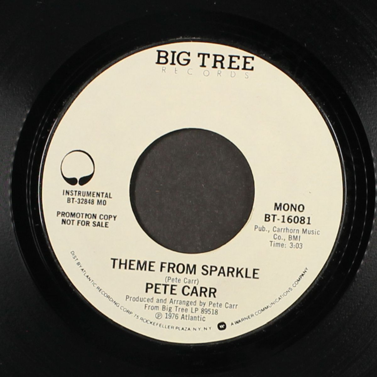 theme from sparkle / mono by PETE CARR