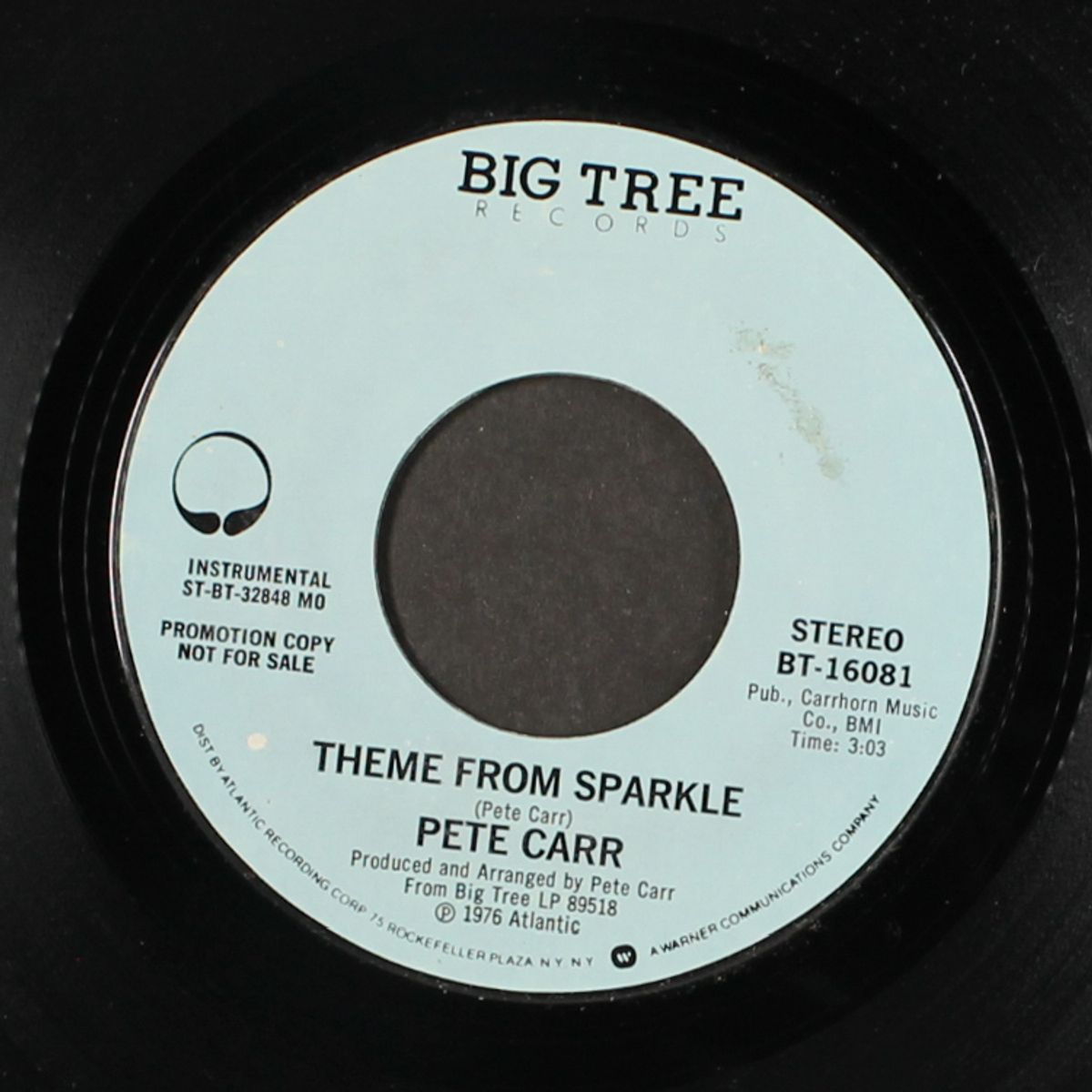 theme from sparkle / mono by PETE CARR