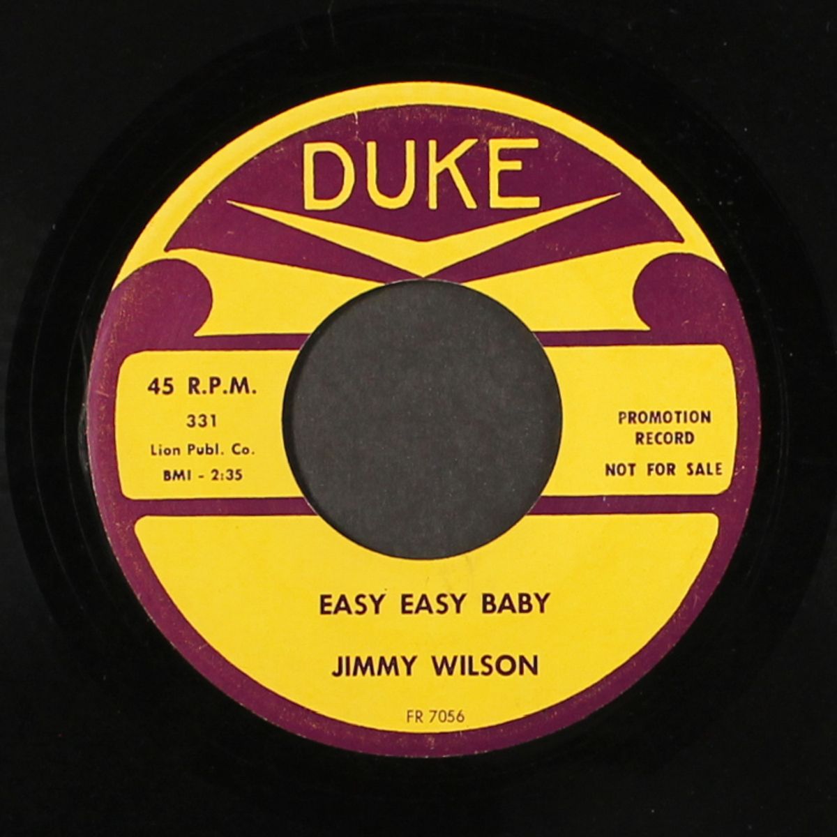 easy easy baby / my heart cries out for you by JIMMY WILSON