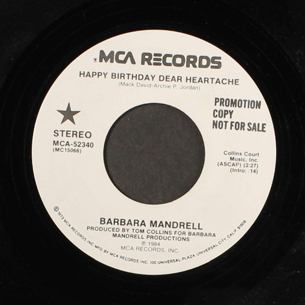 happy birthday dear heartache / same by BARBARA MANDRELL