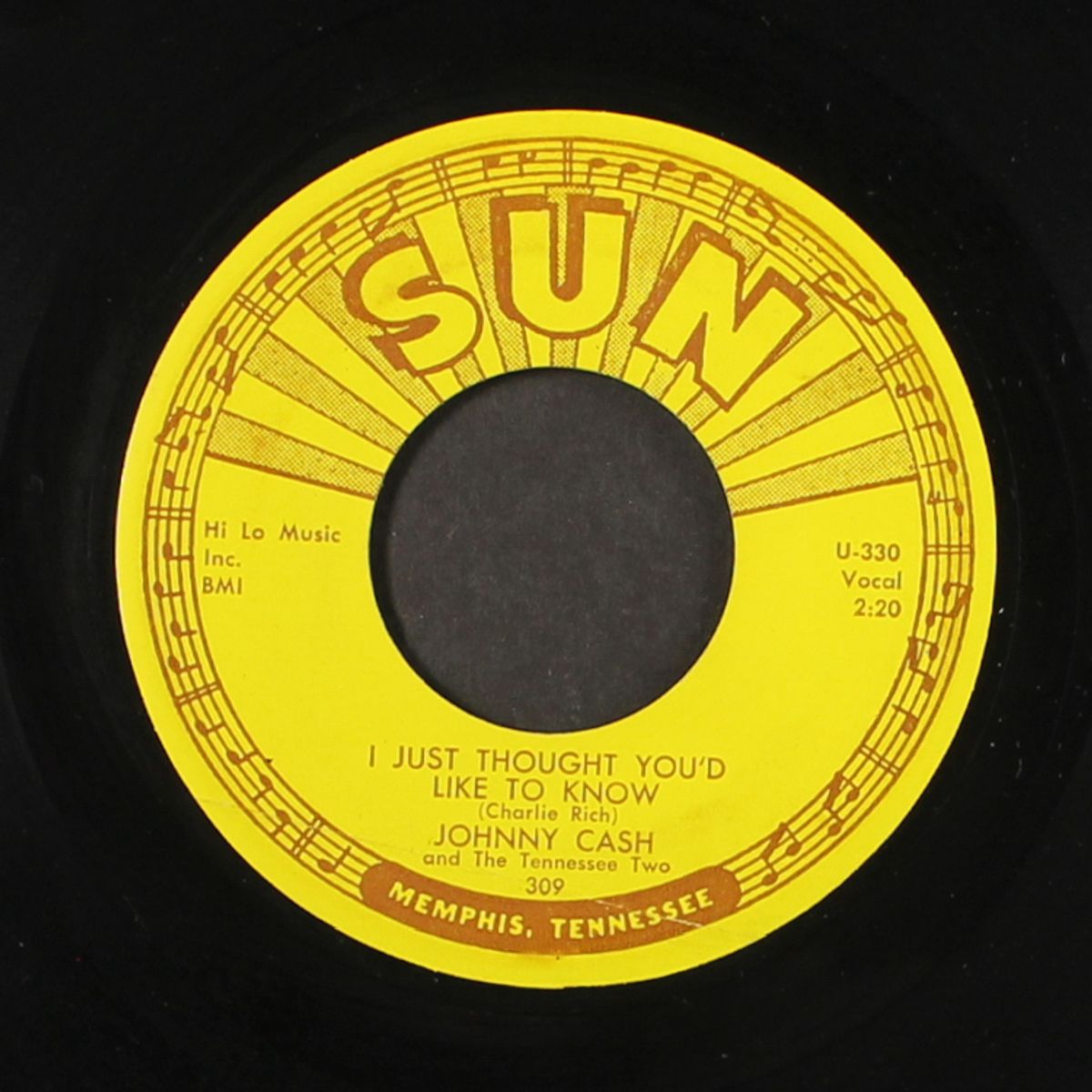 i just thought you'd like to know / it's just about time by JOHNNY CASH
