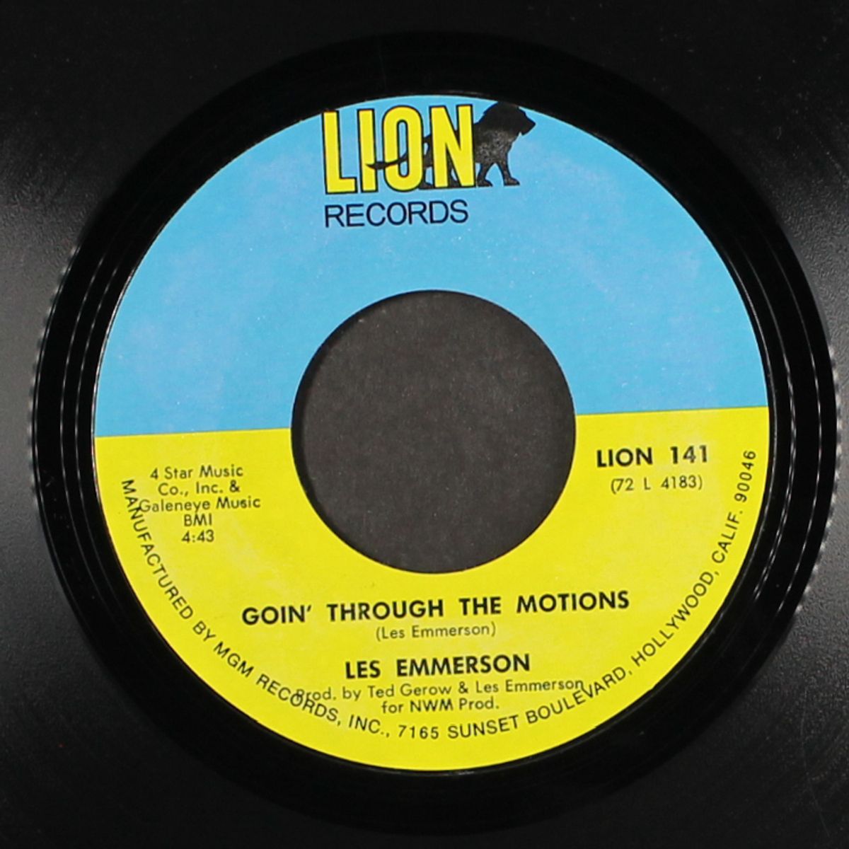control of me / goin' through the motions by LES EMMERSON