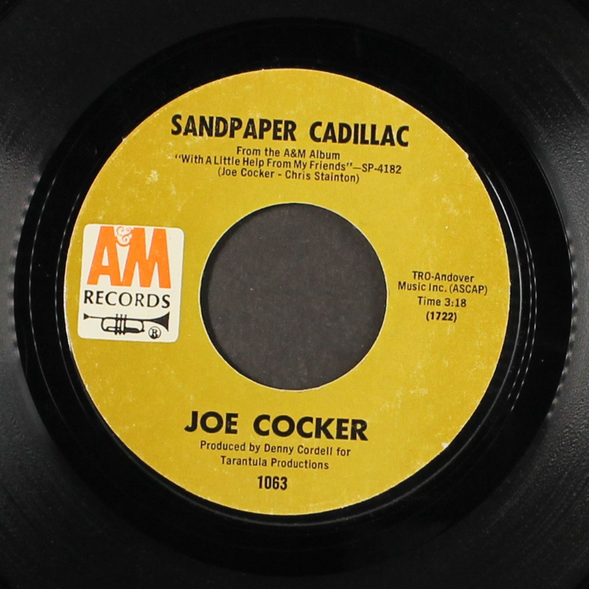 feeling alright / sandpaper cadillac by JOE COCKER