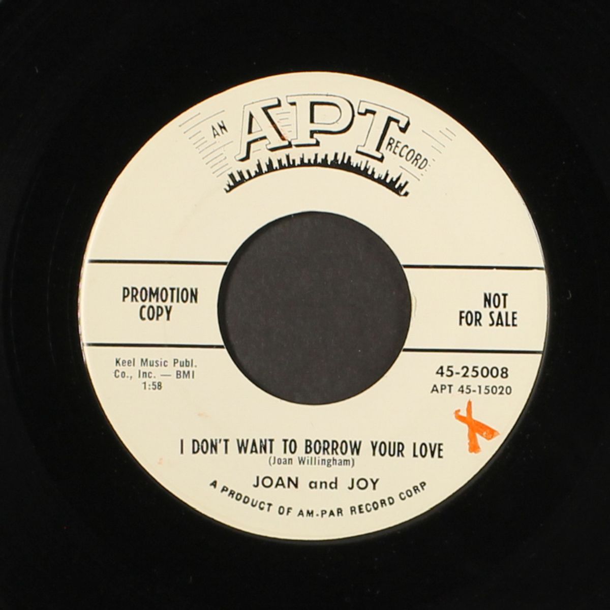 i don't want to borrow your love / you're my guy by JOAN & JOY