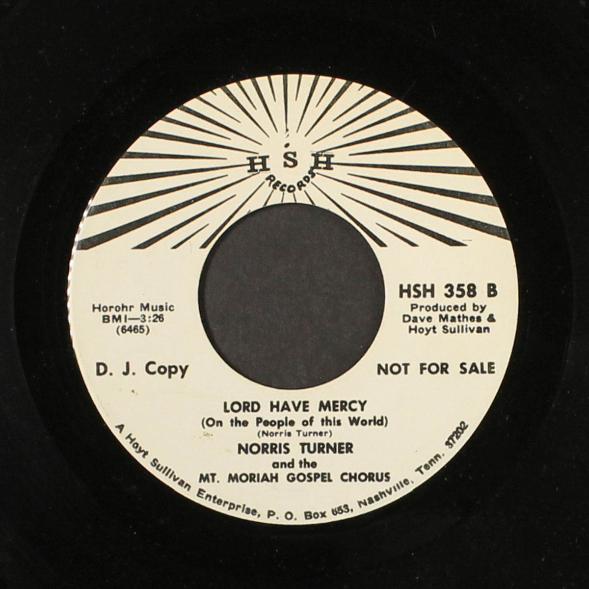lord have mercy / his eye is on the sparrow by NORRIS TURNER
