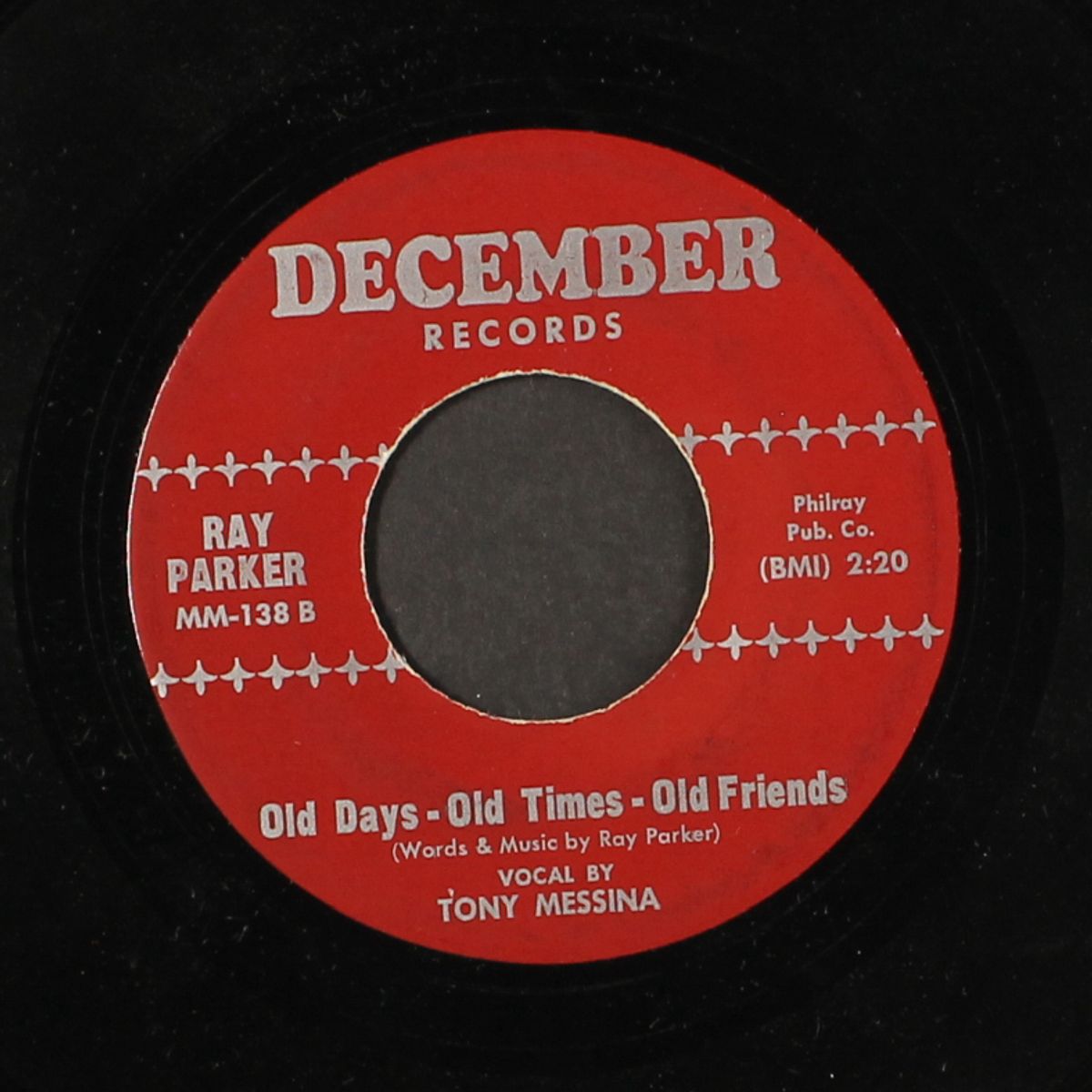 christmas prayer / old days old times old friends by RAY PARKER