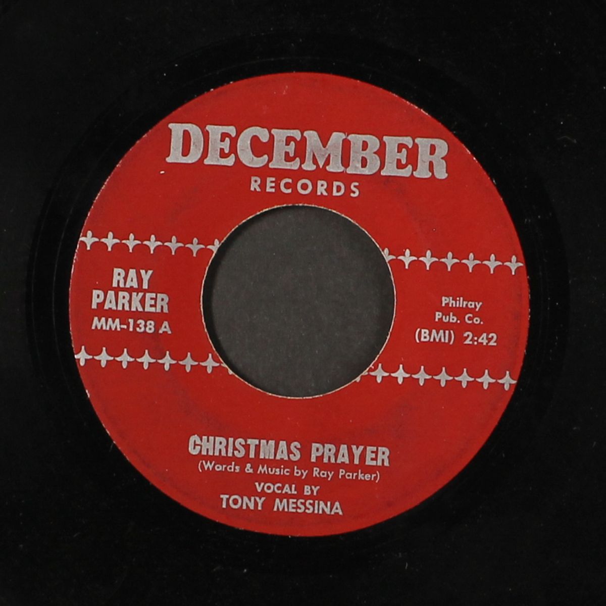 christmas prayer / old days old times old friends by RAY PARKER