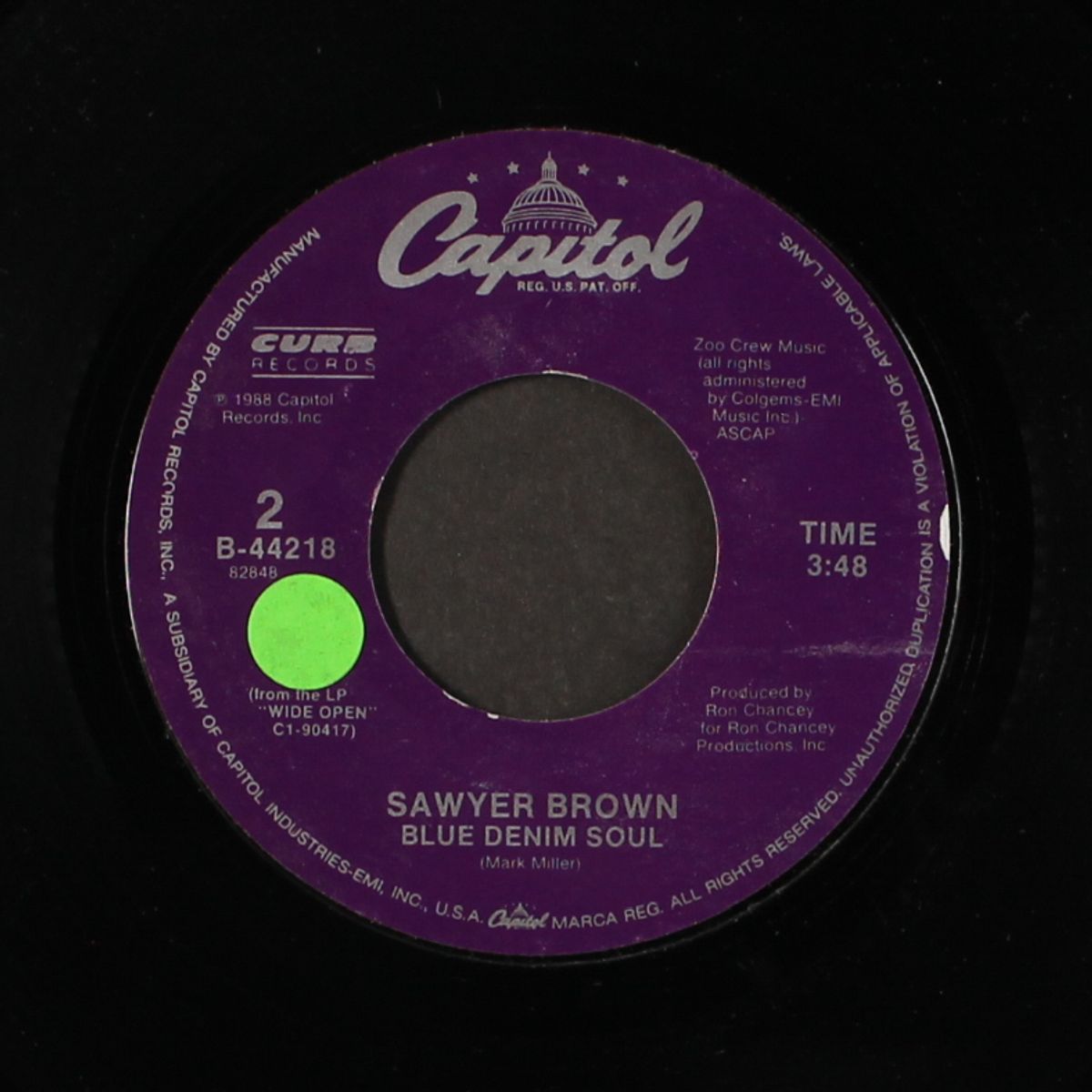 my baby's gone / blue denim soul by SAWYER BROWN