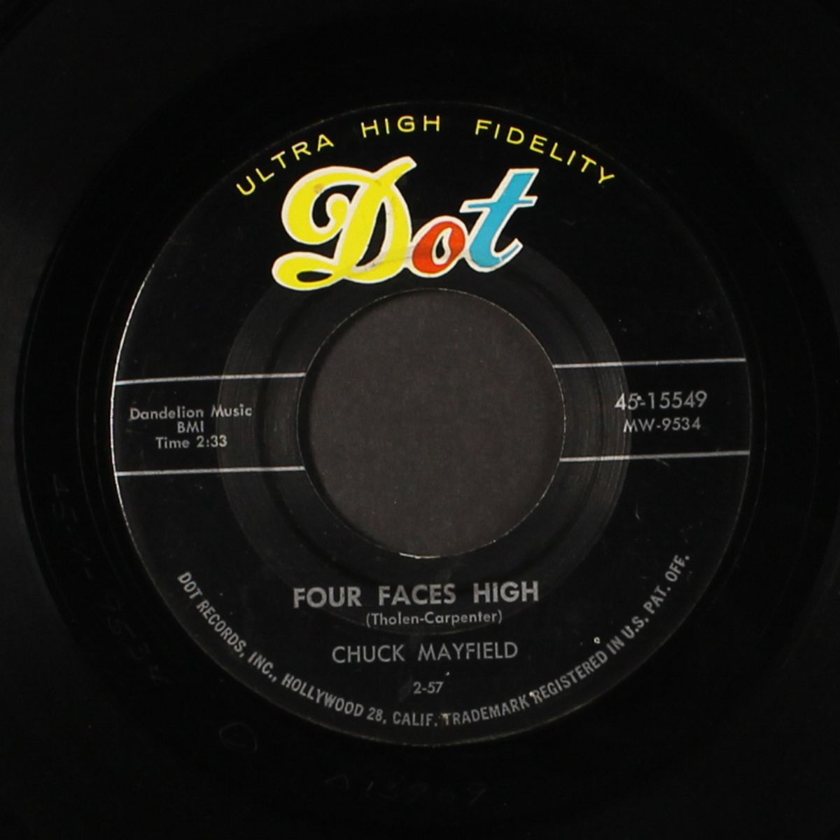 my heart turned gypsy / four faces high by CHUCK MAYFIELD