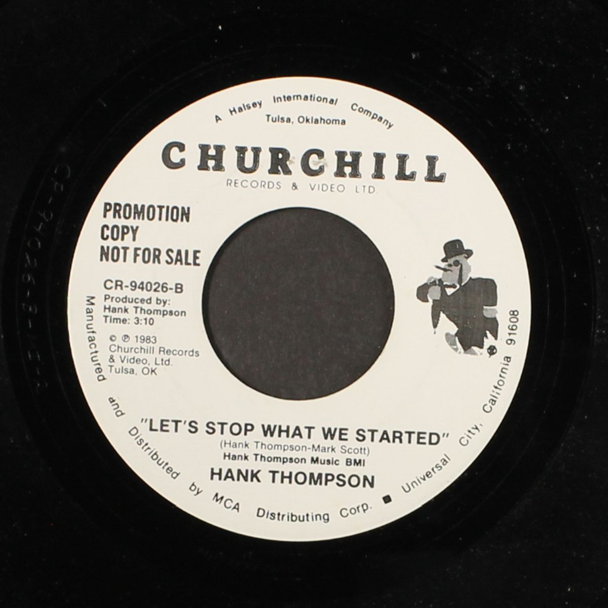 once in a blue moon by HANK THOMPSON