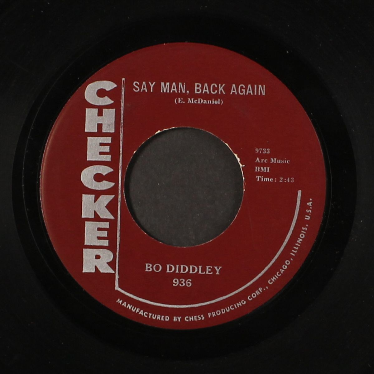 say man, back again / she's alright by BO DIDDLEY