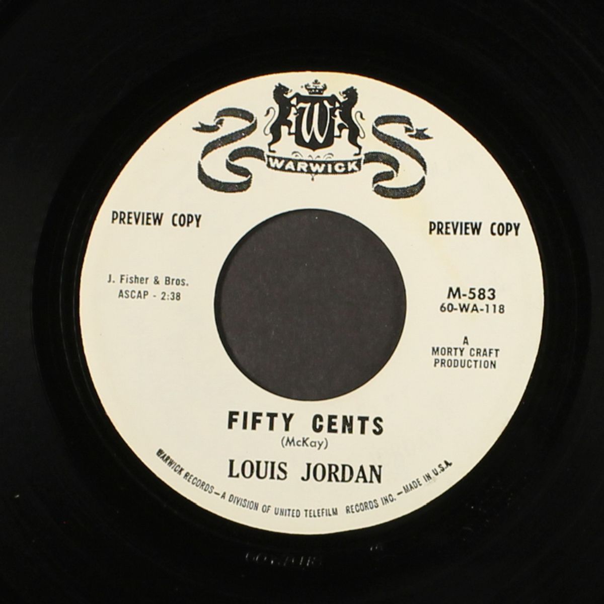 bills / fifty cents by LOUIS JORDAN