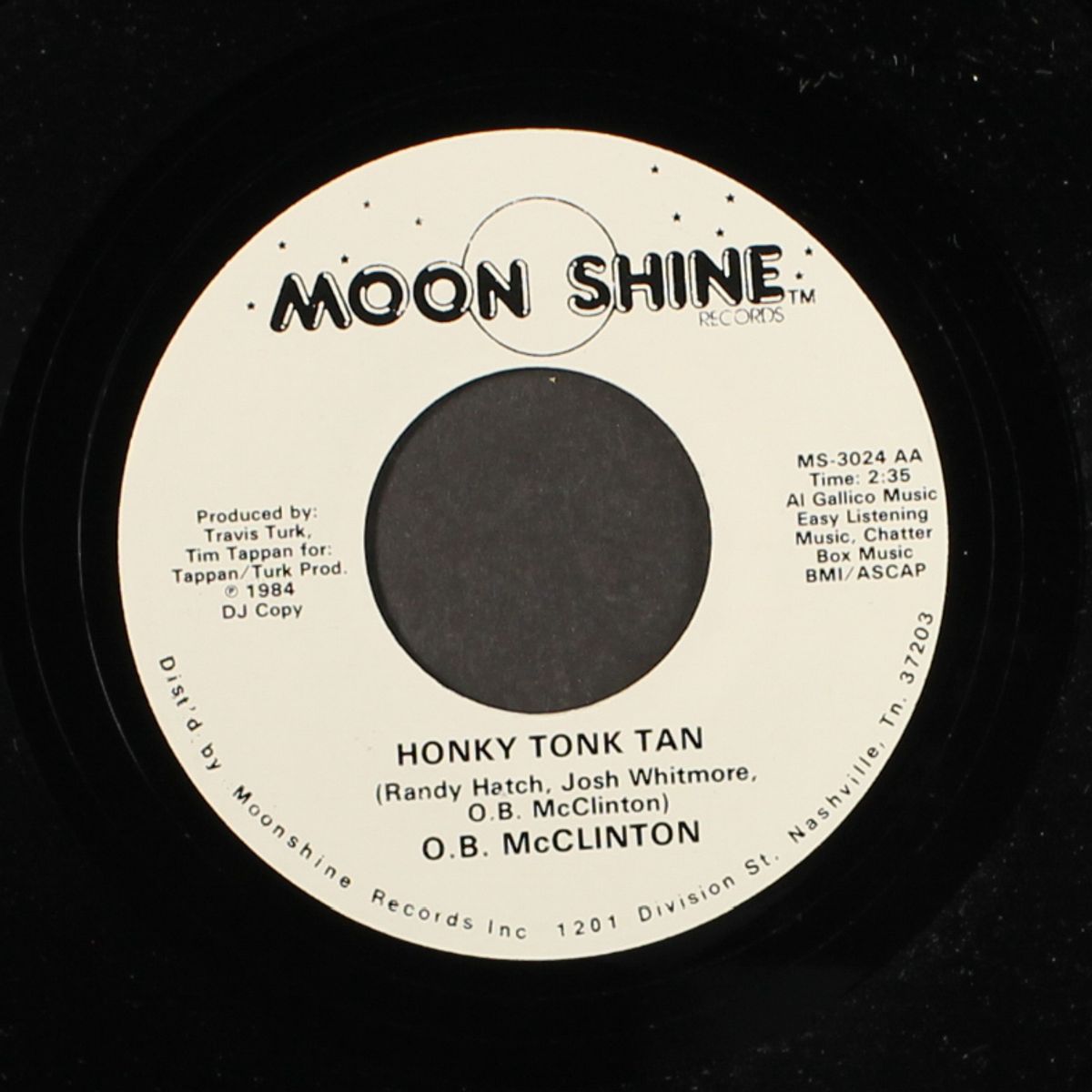 hony tonk tan / same by O.B. MCCLINTON