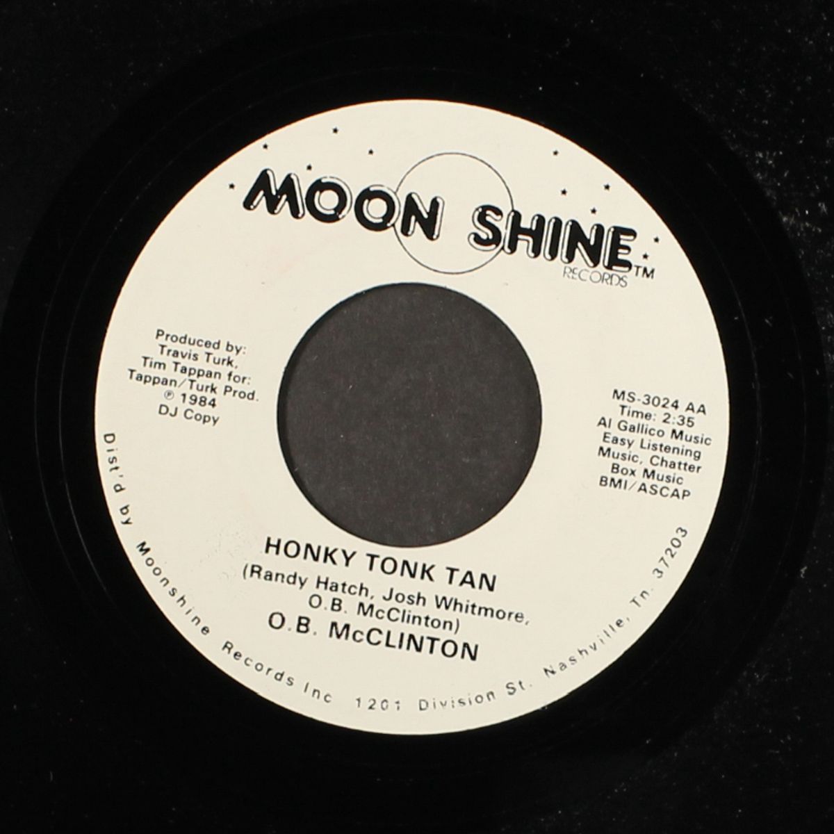 hony tonk tan / same by O.B. MCCLINTON