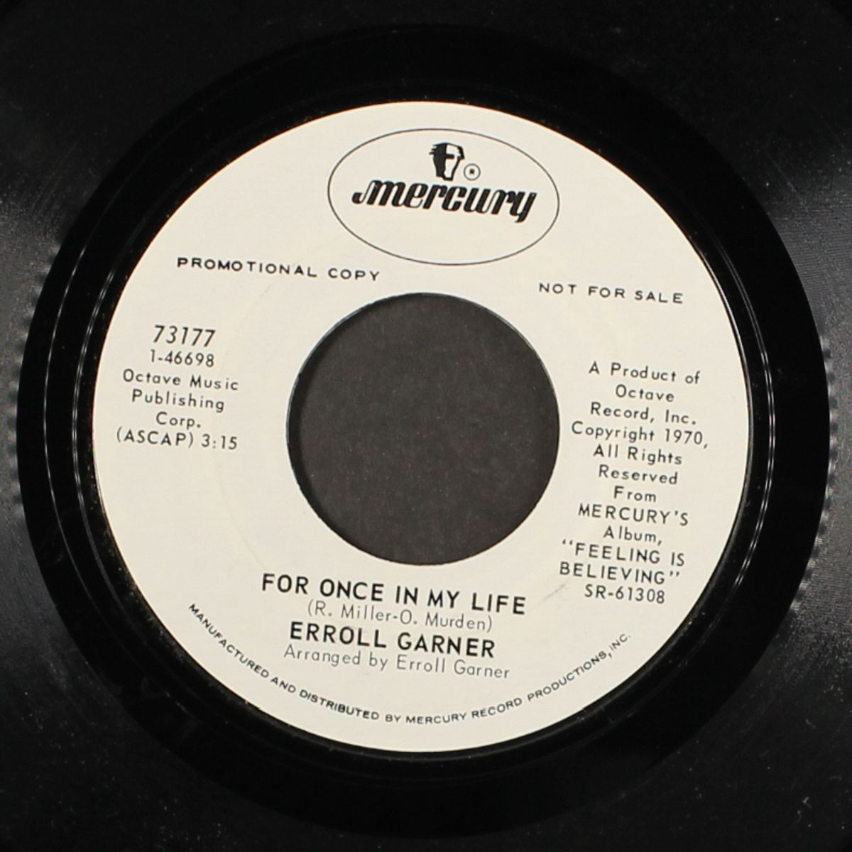 mood island / for once in my life by ERROL GARNER