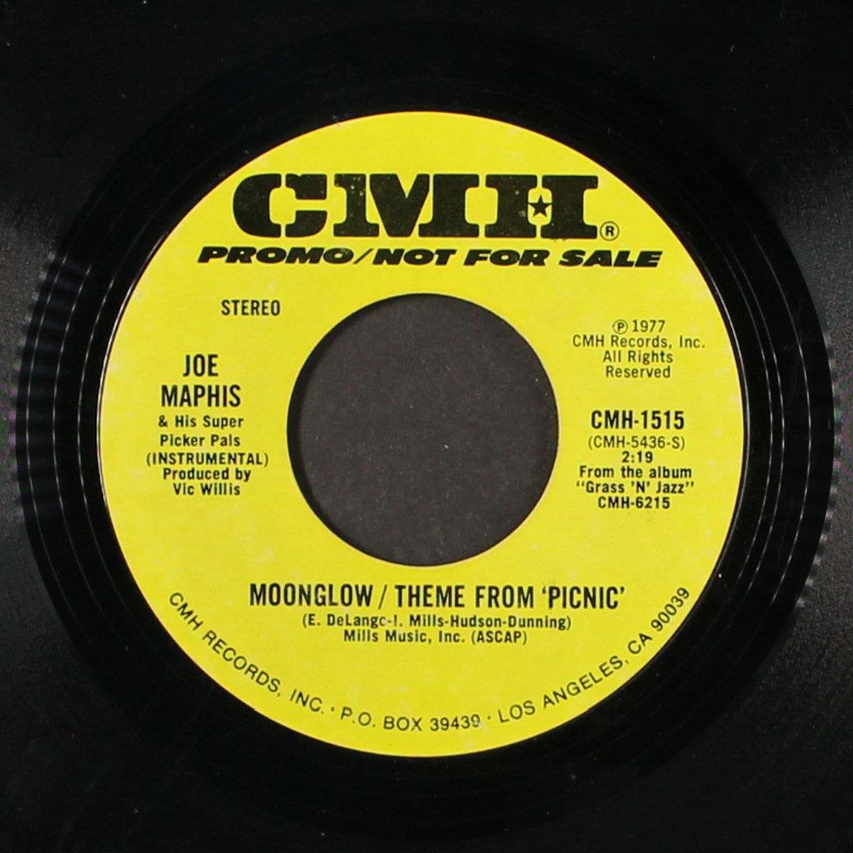 nashville jubilee / moonglow, theme from picnic by JOE MAPHIS