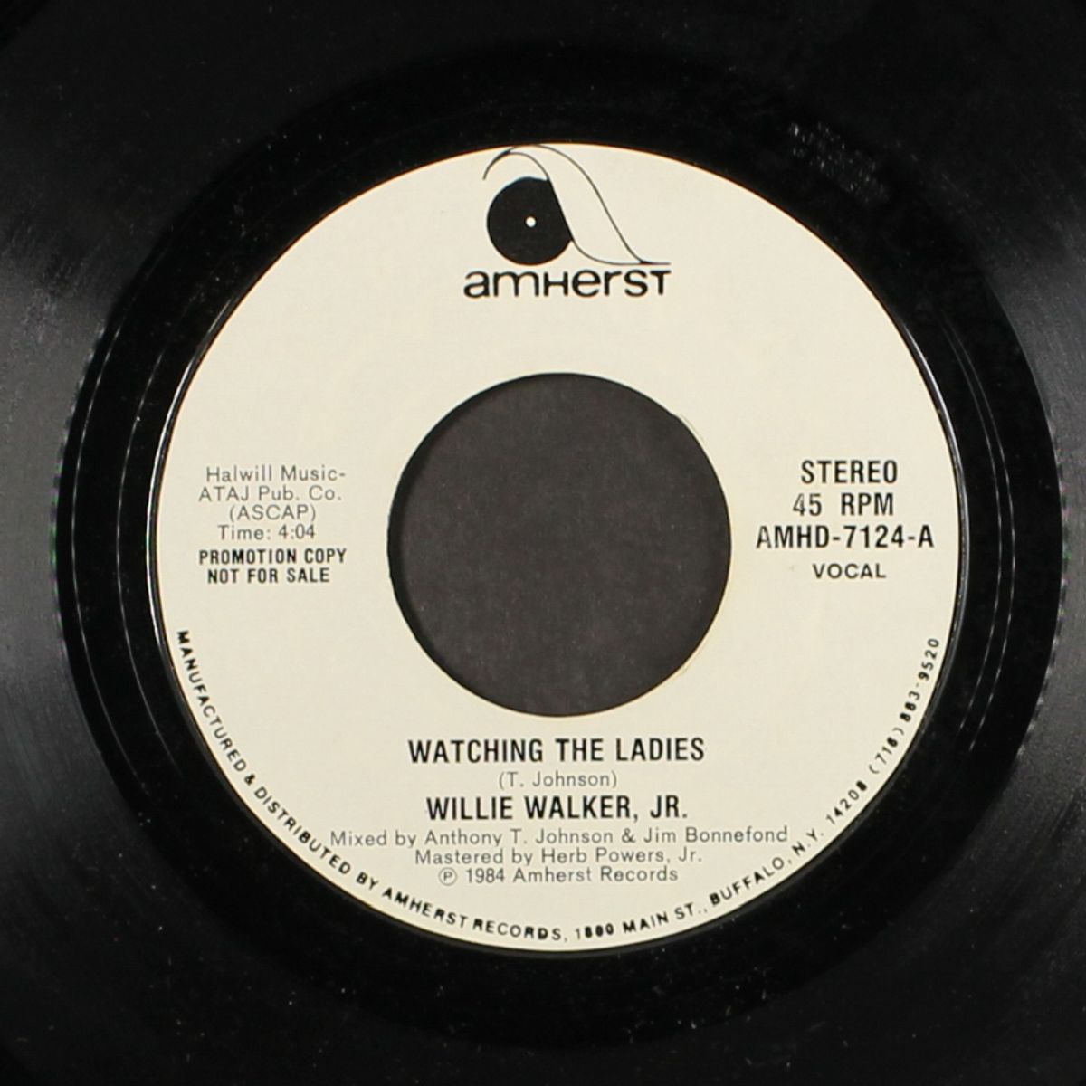 watching the ladies / same by WILLIE WALKER, JR.