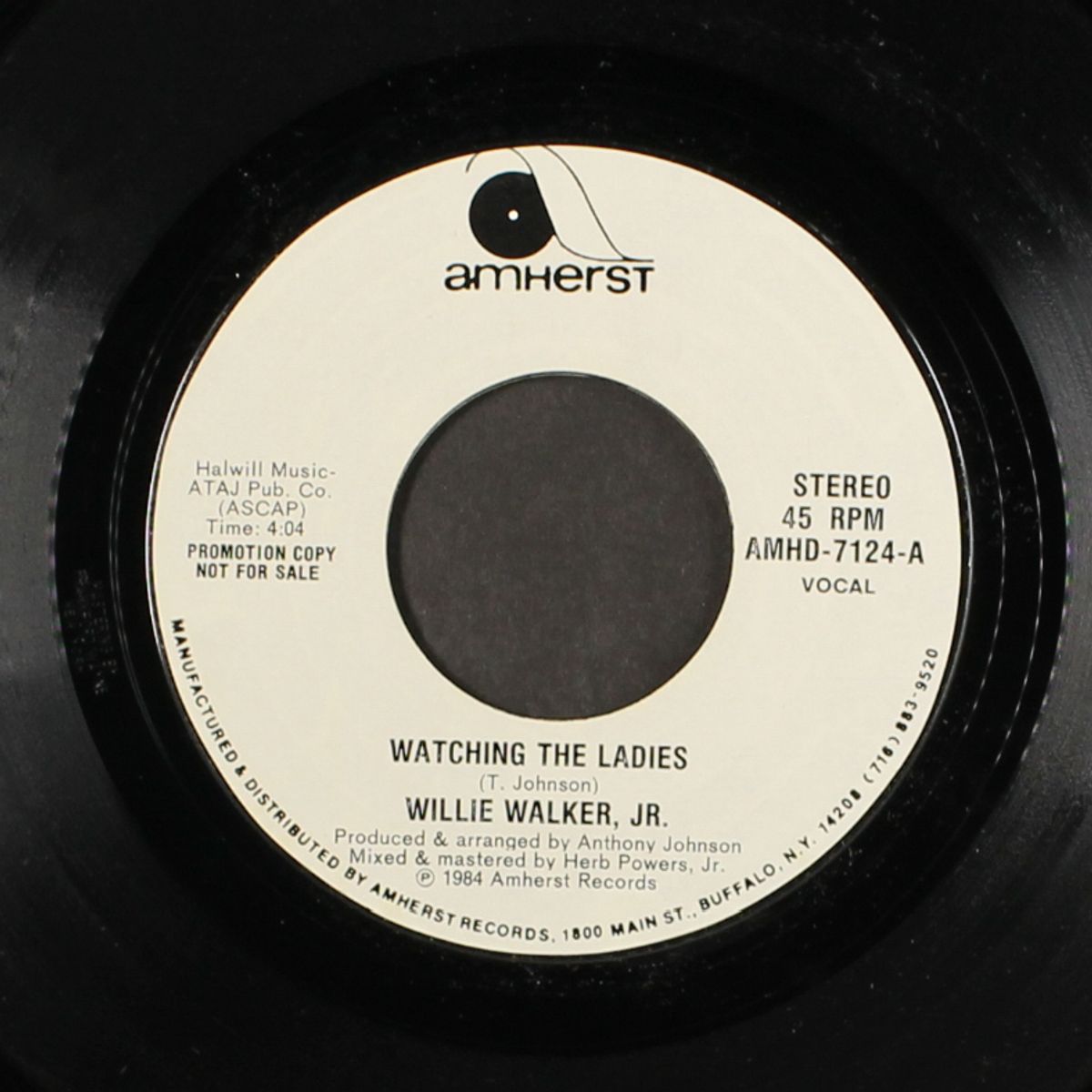 watching the ladies / same by WILLIE WALKER, JR.