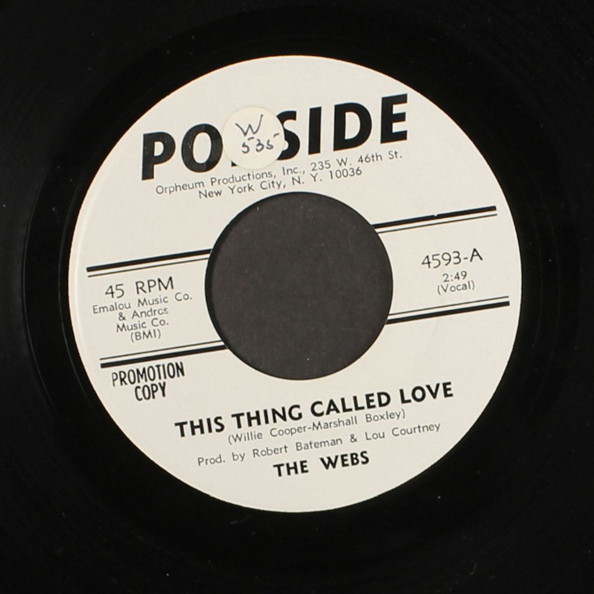 this thing called love / same by WEBS