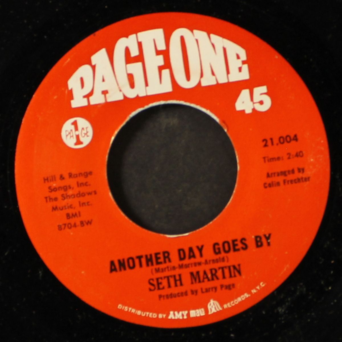look at me / another day goes by by SETH MARTIN