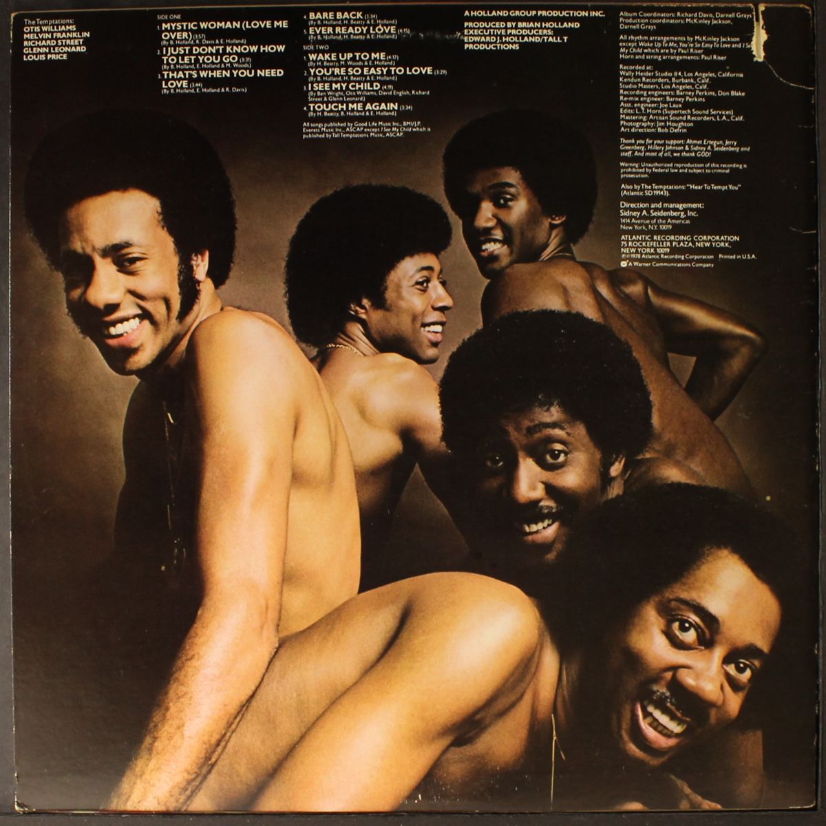 bare back by TEMPTATIONS