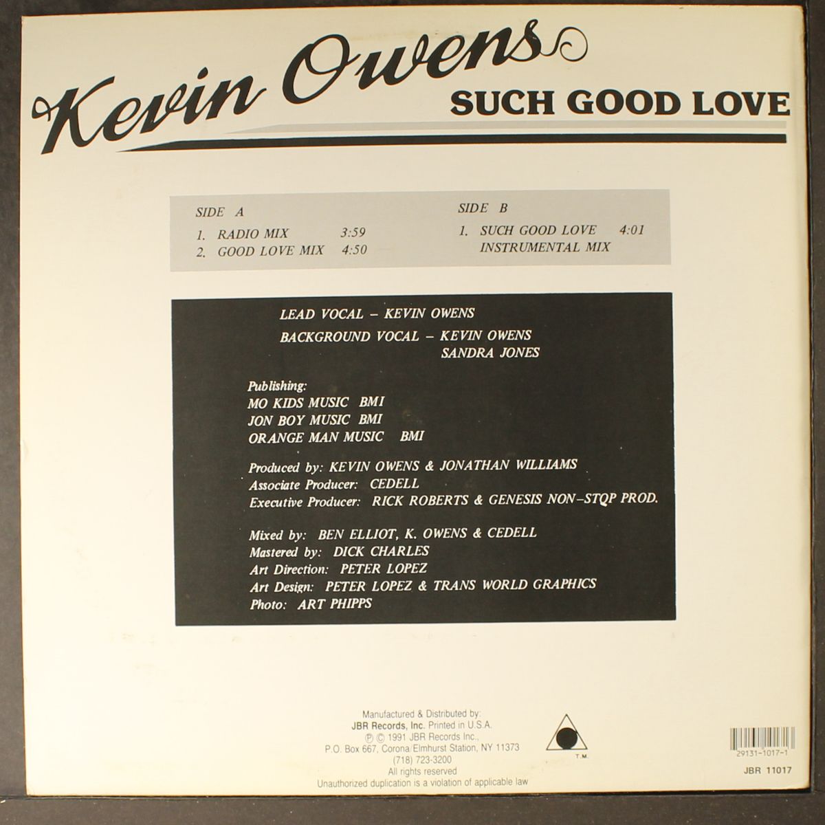 such good love by KEVIN OWENS