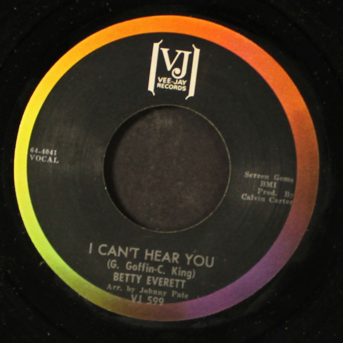 i can't hear you / can i get to know you by BETTY EVERETT