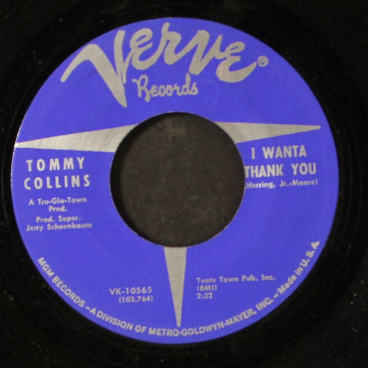 oh what i'd give / i wanta thank you by TOMMY COLLINS