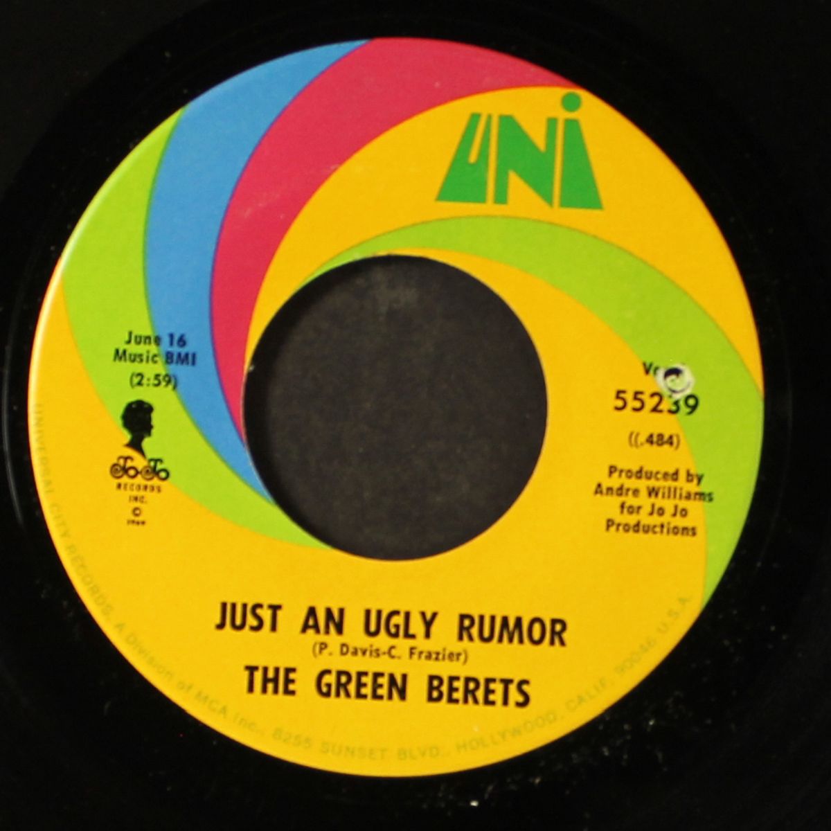 give me a try / just an ugly rumor by GREEN BERETS