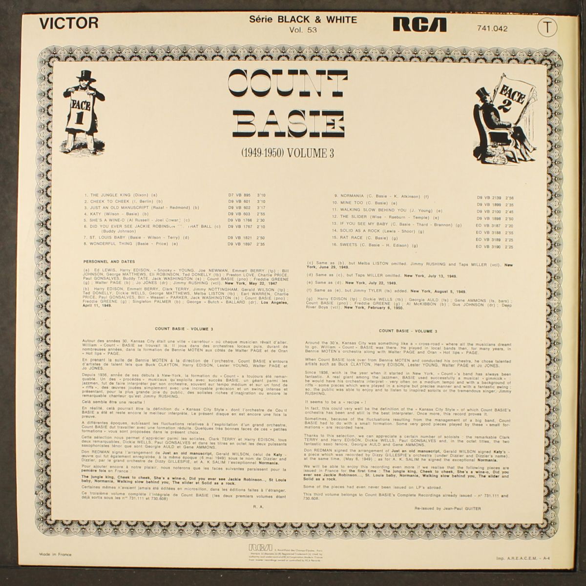 1949-1950, vol. 3 by COUNT BASIE