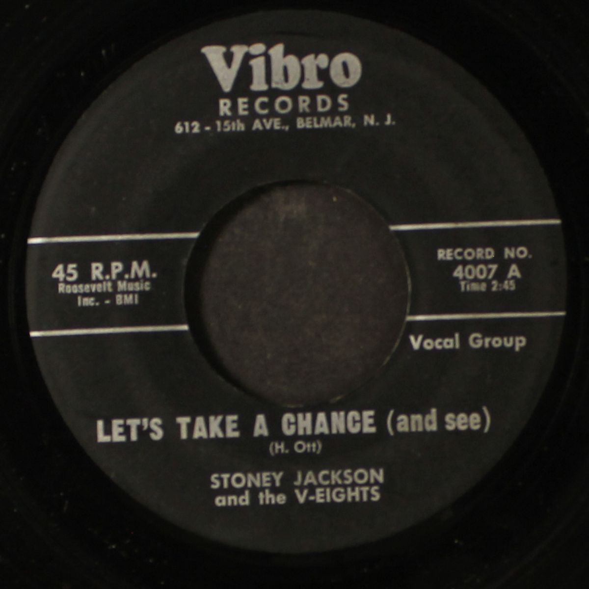 hot water / let's take a chance by STONEY JACKSON & V-EIGHTS