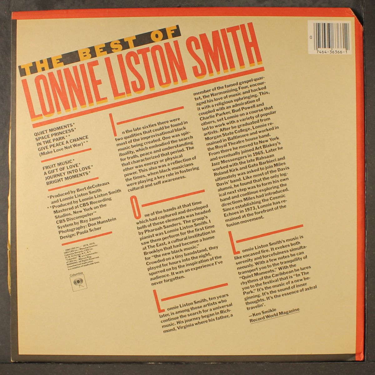 best of by LONNIE LISTON SMITH